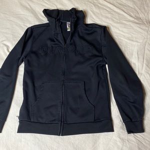 Burton black men’s medium zip up hoodie